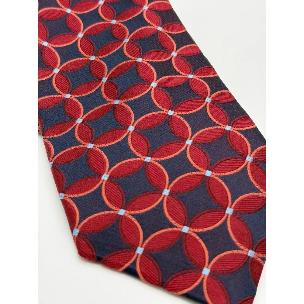 Daniel Cremieux, Signature Collection, 100%Silk, Geometric Circle, Made USA